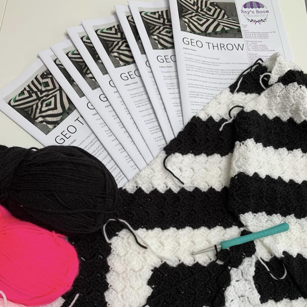 Geo Throw Crochet Workshop