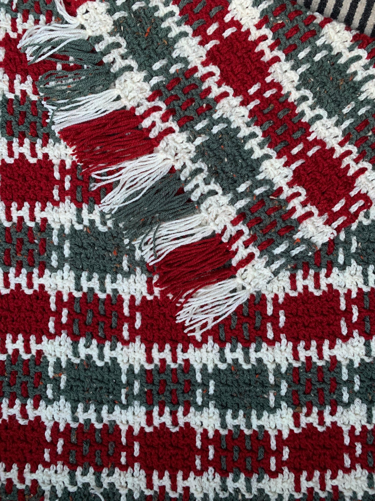 Winter Tartan Throw - Crochet Workshop