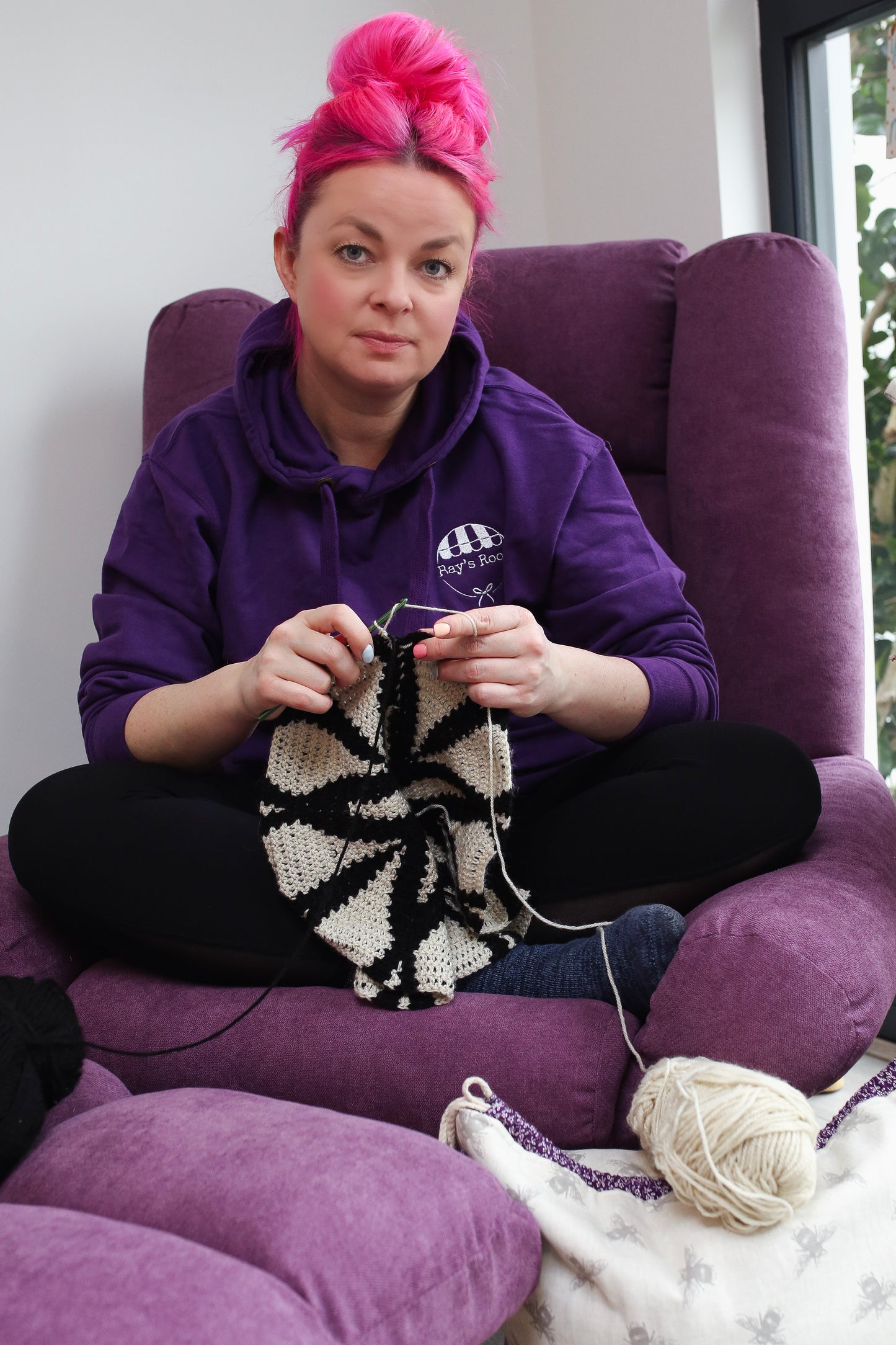 Studio Session with Tash - book by the hour - learn or build on crochet, embroidery and patchwork skills