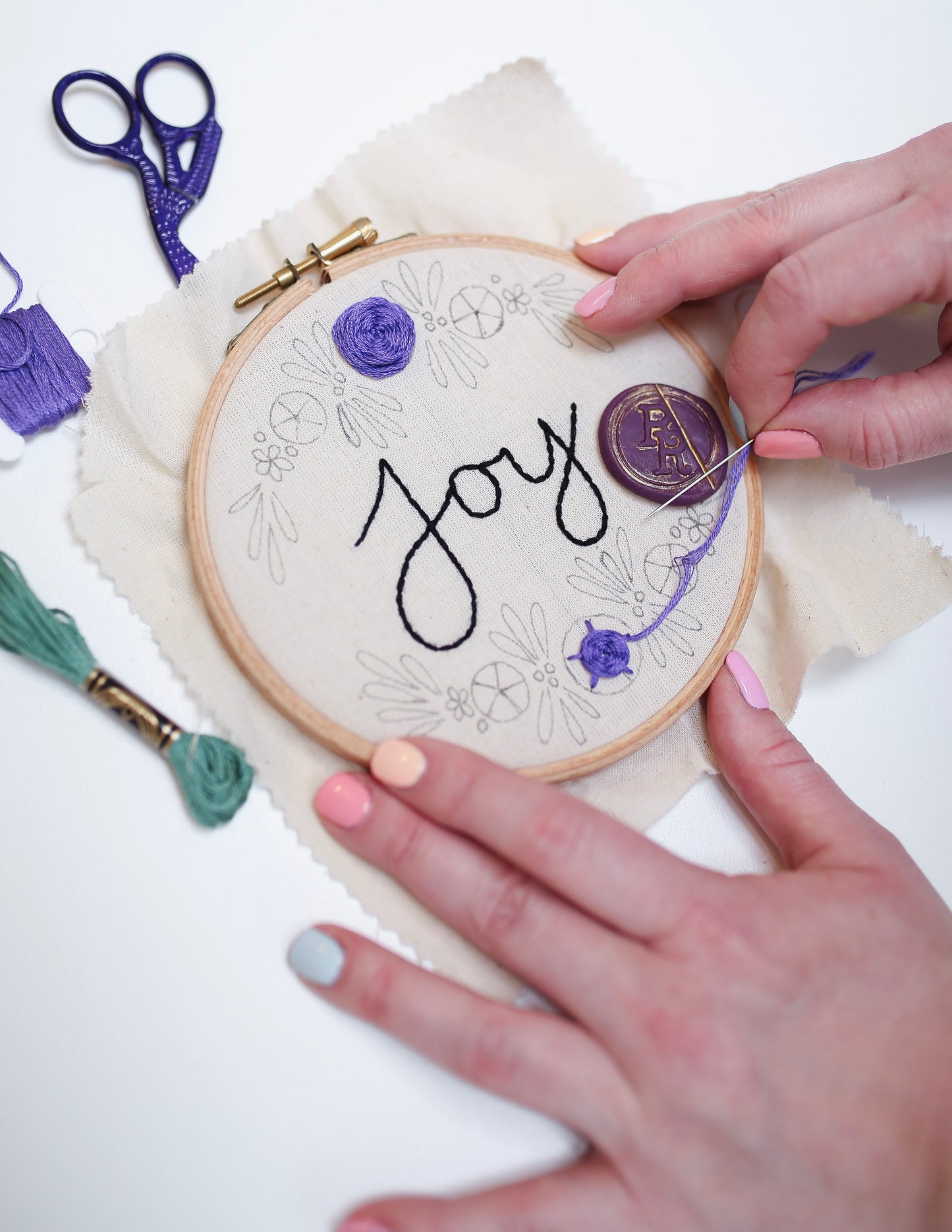 Hand Embroidery Workshop - “Botanic Muse”