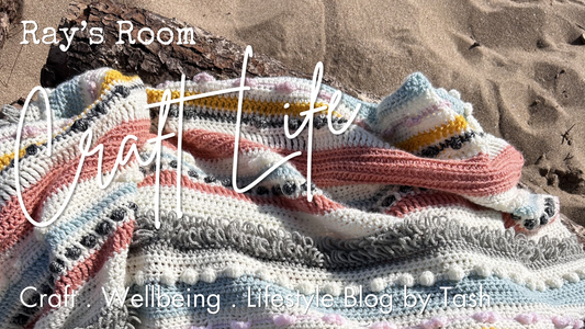 Drift crochet throw beach banner Ray's Room craft life blog