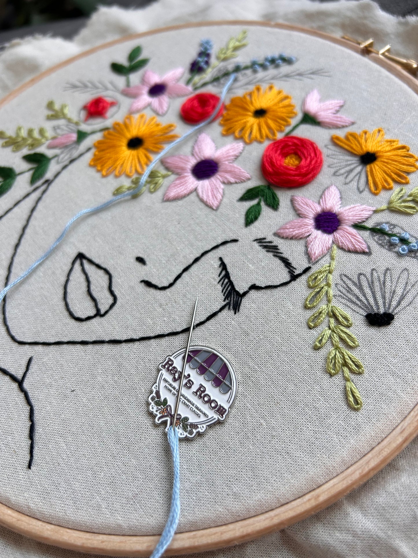 Hand Embroidery Workshop - The Botanic Muse Collection