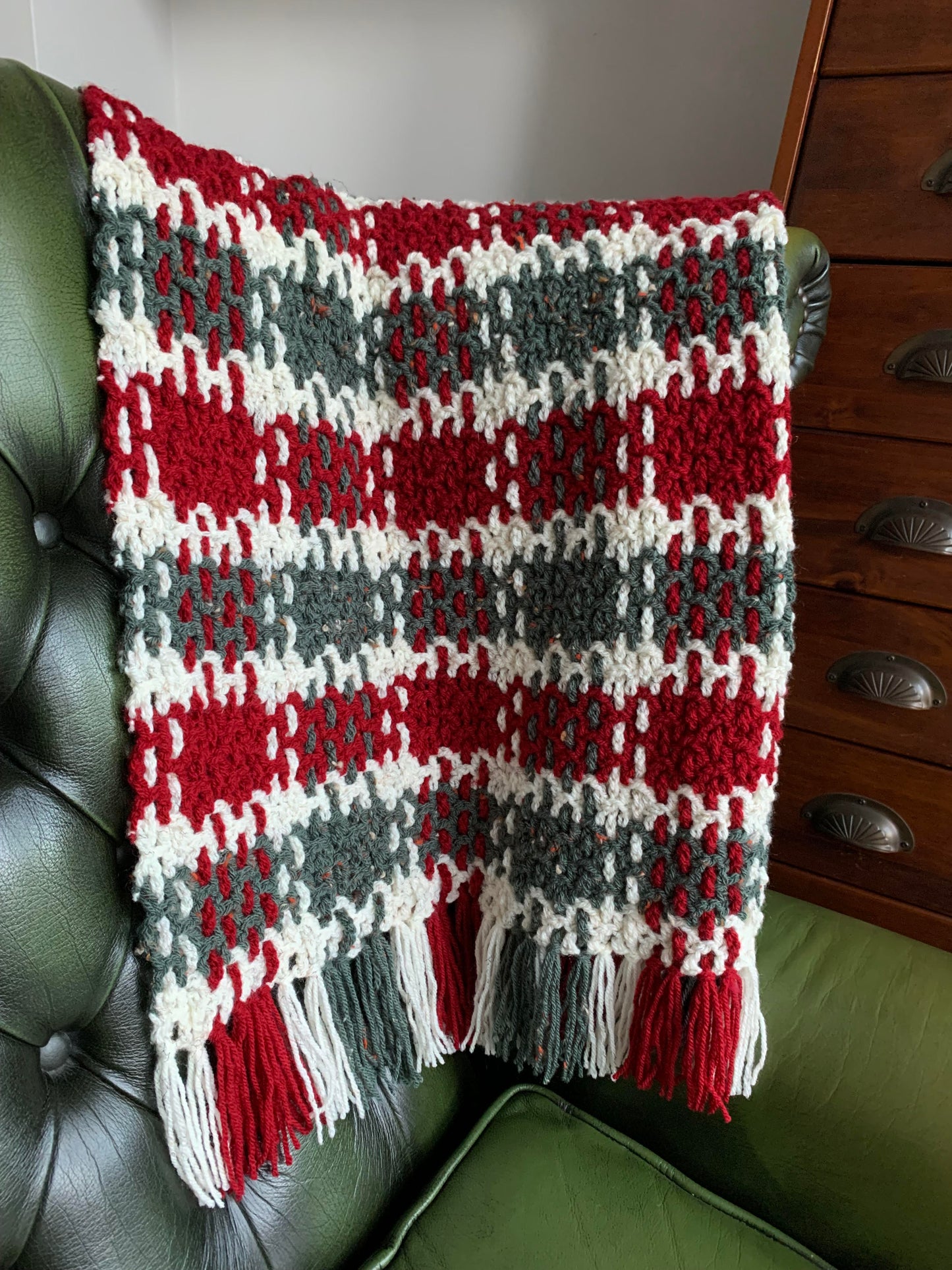 Winter Tartan Throw - Crochet Workshop