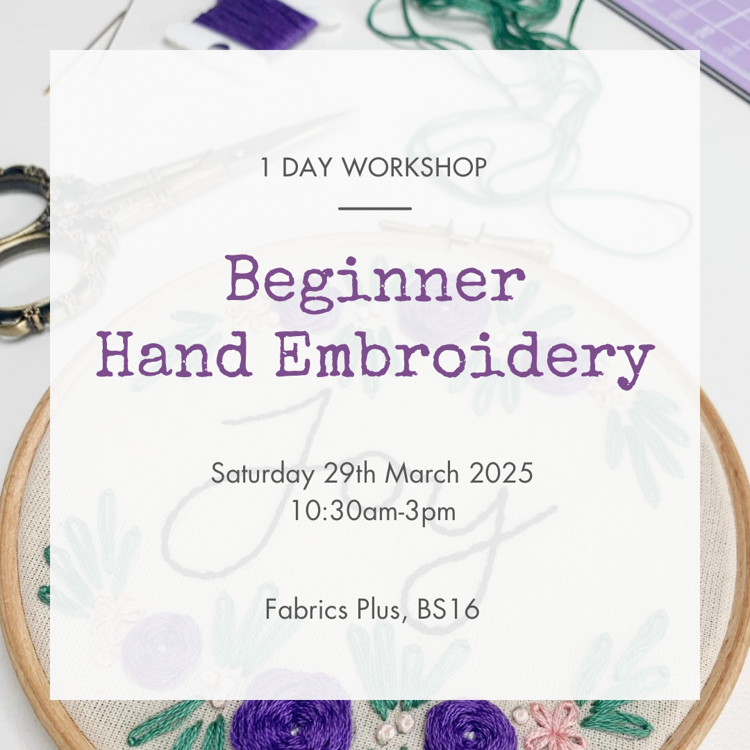 Beginner Hand Embroidery Workshop