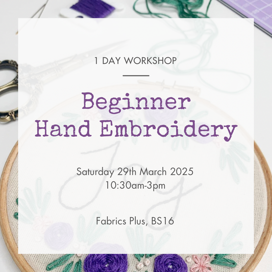 Beginner Hand Embroidery Workshop