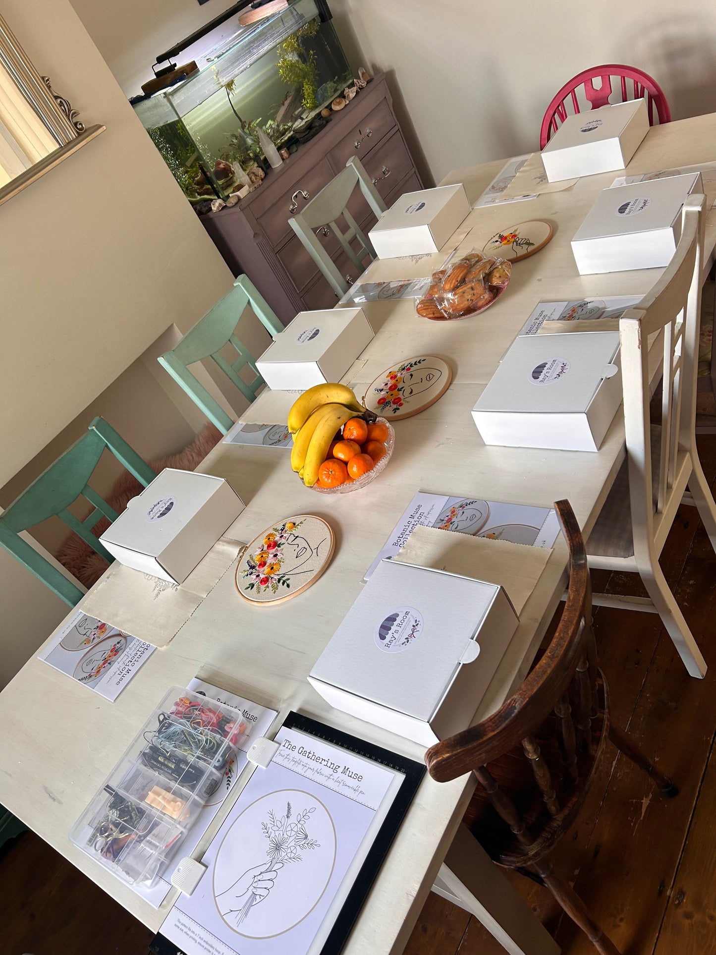 Hand Embroidery Workshop - The Botanic Muse Collection