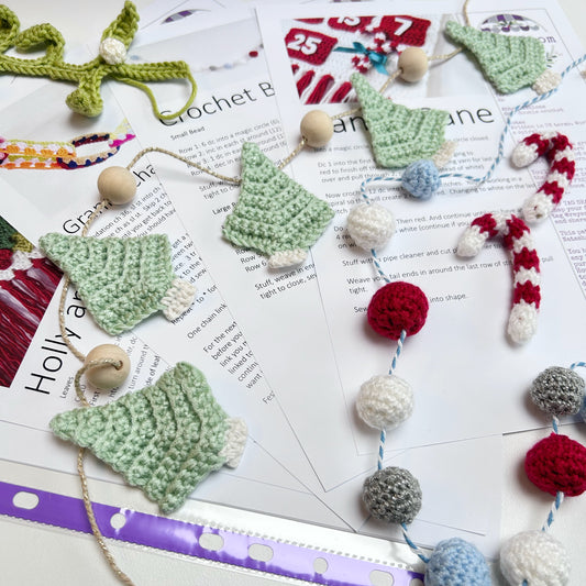 Christmas Crochet Decorations Pattern Bundle