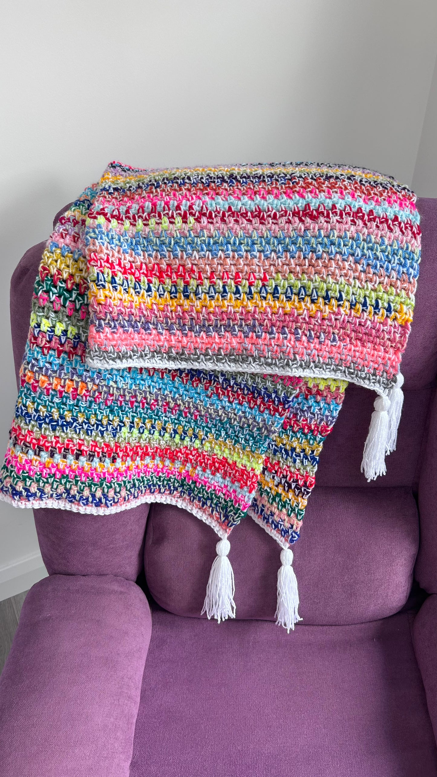 Moss Stitch Stash Buster