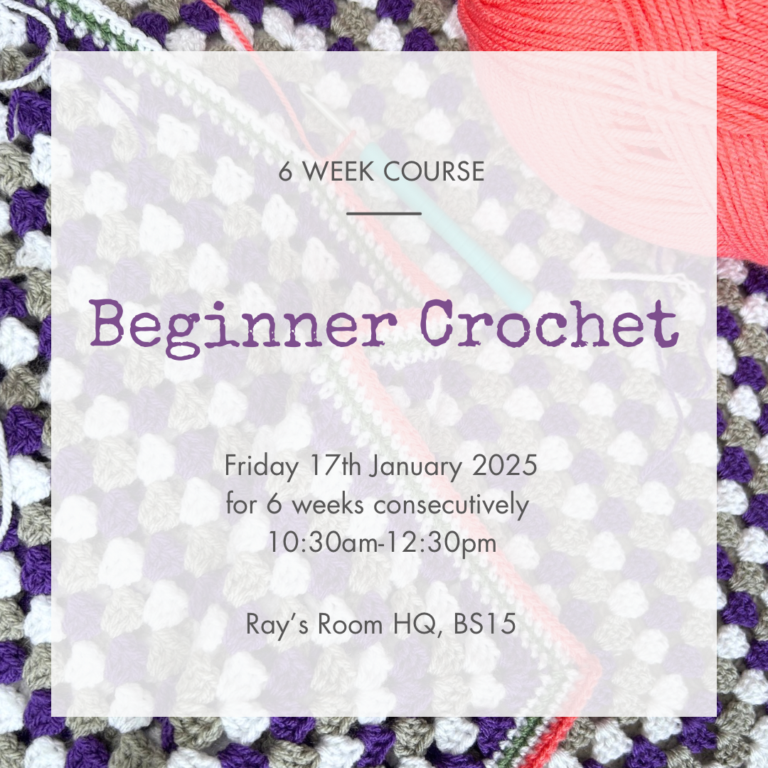 Beginner Crochet 6 Week Course - Friday - In Person