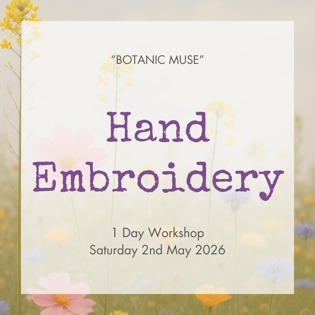 Hand Embroidery Workshop - “Botanic Muse”