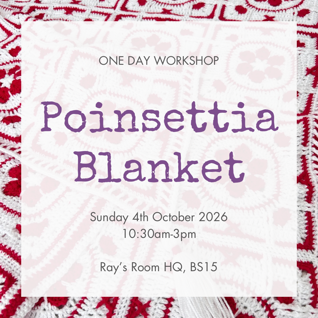 Christmas Crochet Workshop - Poinsettia Blanket