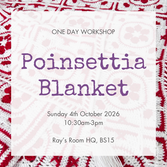 Christmas Crochet Workshop - Poinsettia Blanket