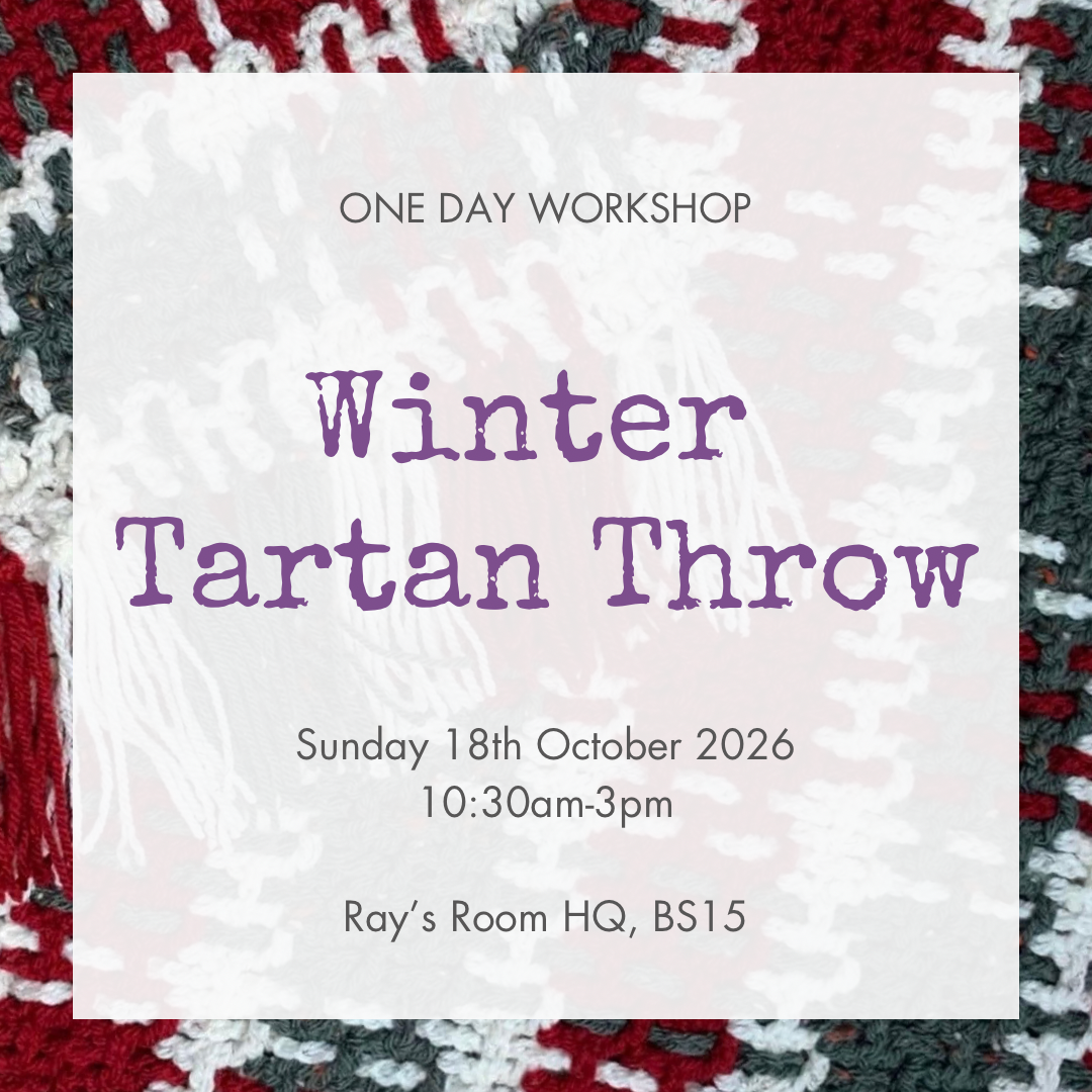 Winter Tartan Throw - Crochet Workshop