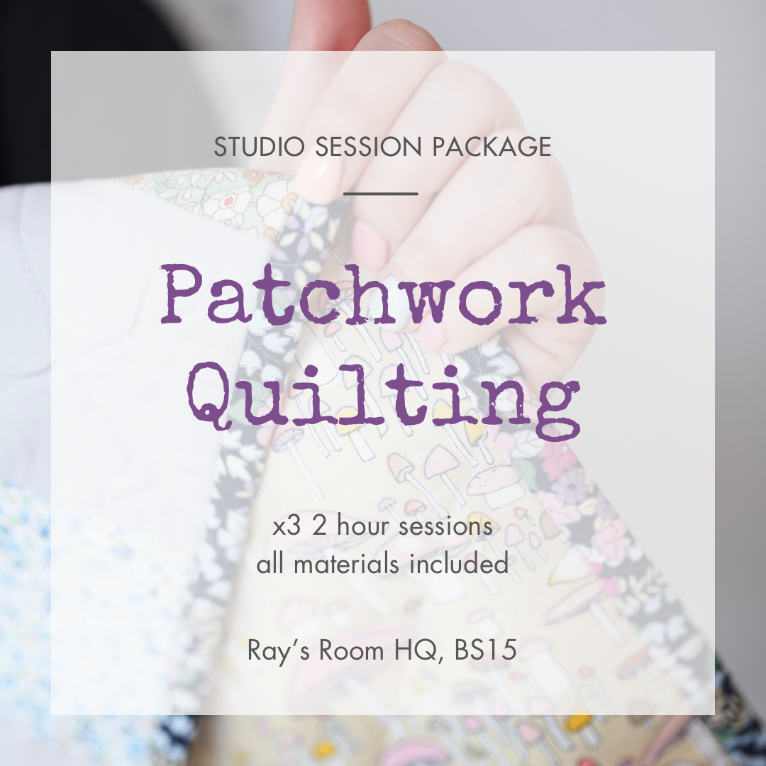 Patchwork Quilting with Tash One to One Studio Sessions