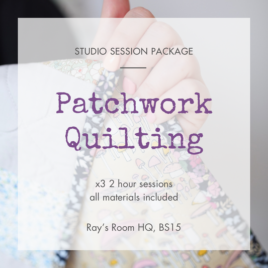 Patchwork Quilting with Tash One to One Studio Sessions