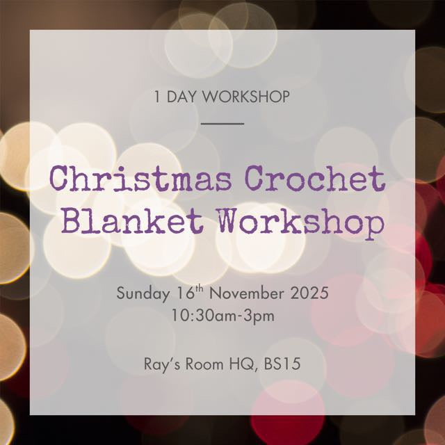 Christmas Crochet Workshop - Poinsettia Blanket