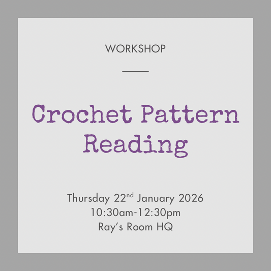 Crochet Pattern Reading Workshop