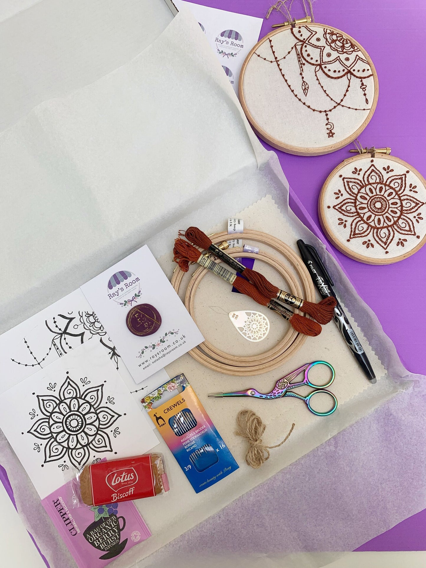 Henna Mandela Embroidery Kit