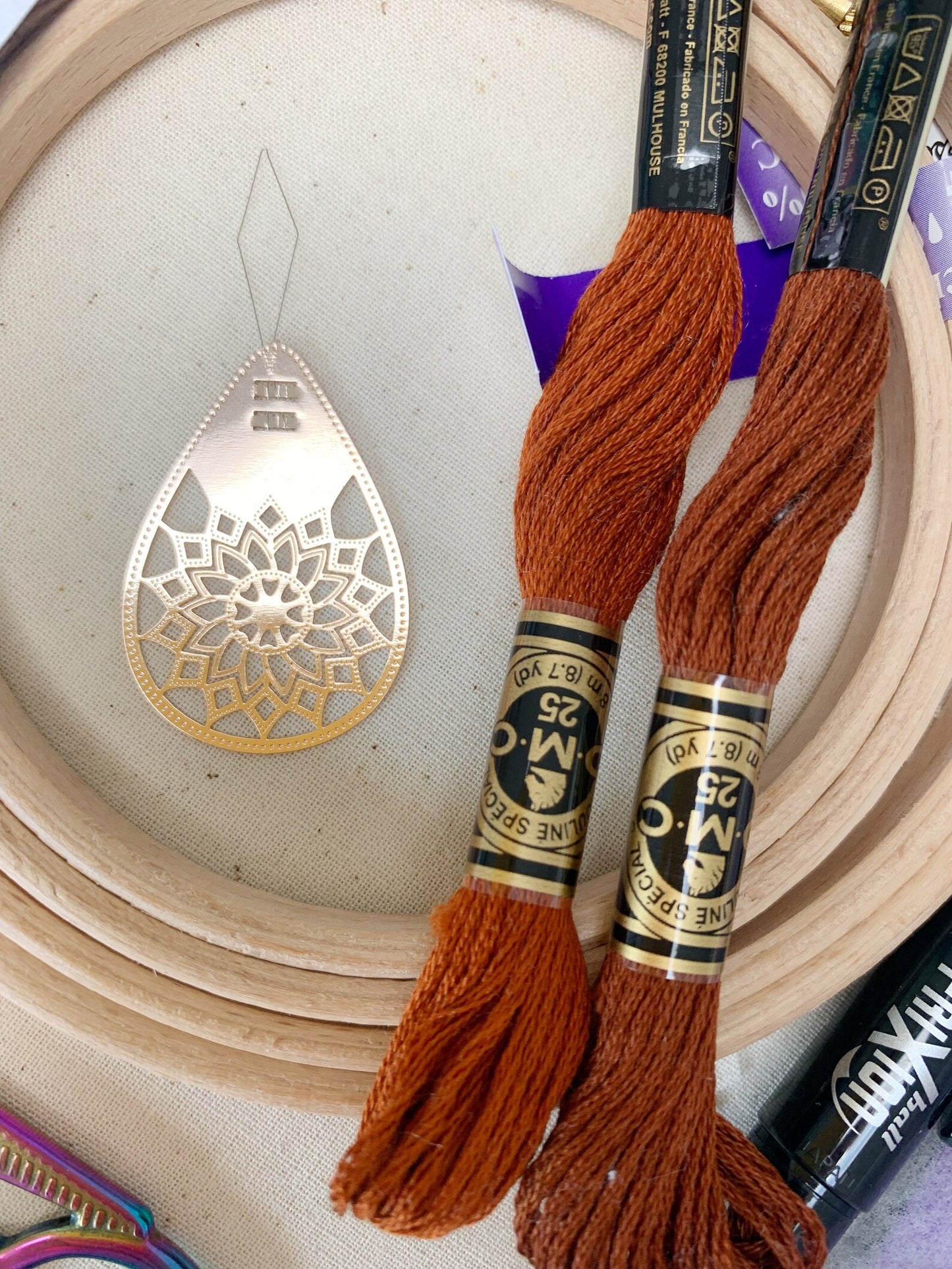 Henna Mandela Embroidery Kit