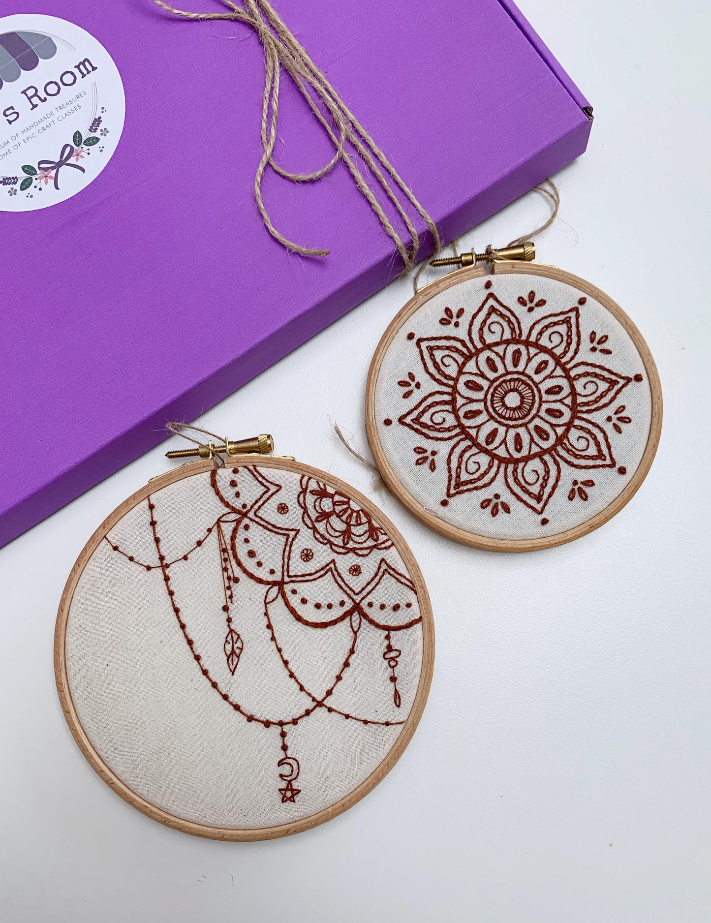 Henna Mandela Embroidery Kit